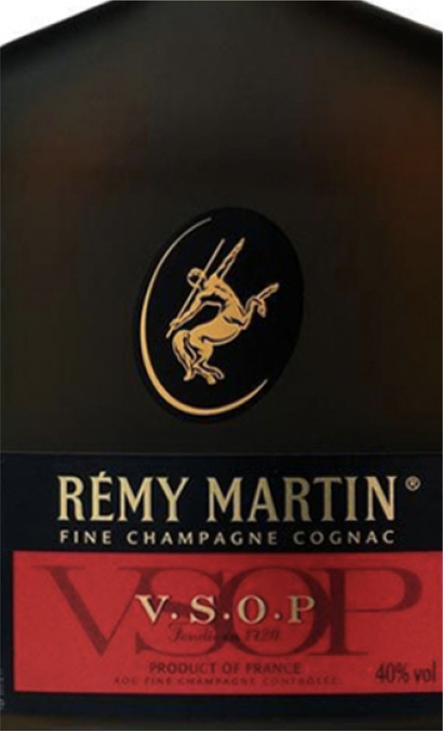 Этикетка Коньяк Реми Мартен VSOP фляжка, 0.2 л