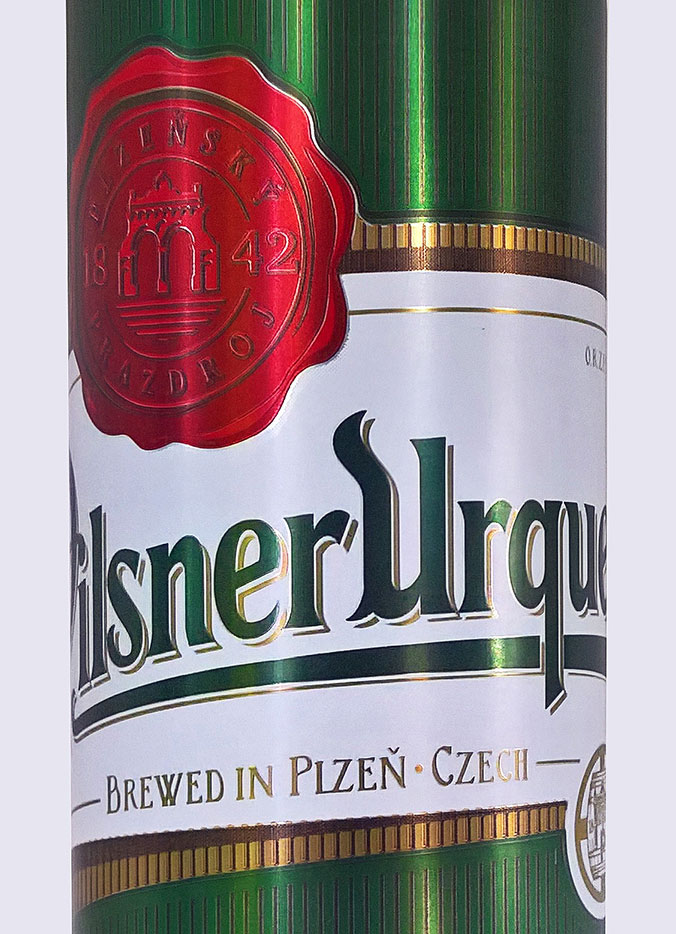Этикетка Пиво Пилснер Урквелл 0,5л бан