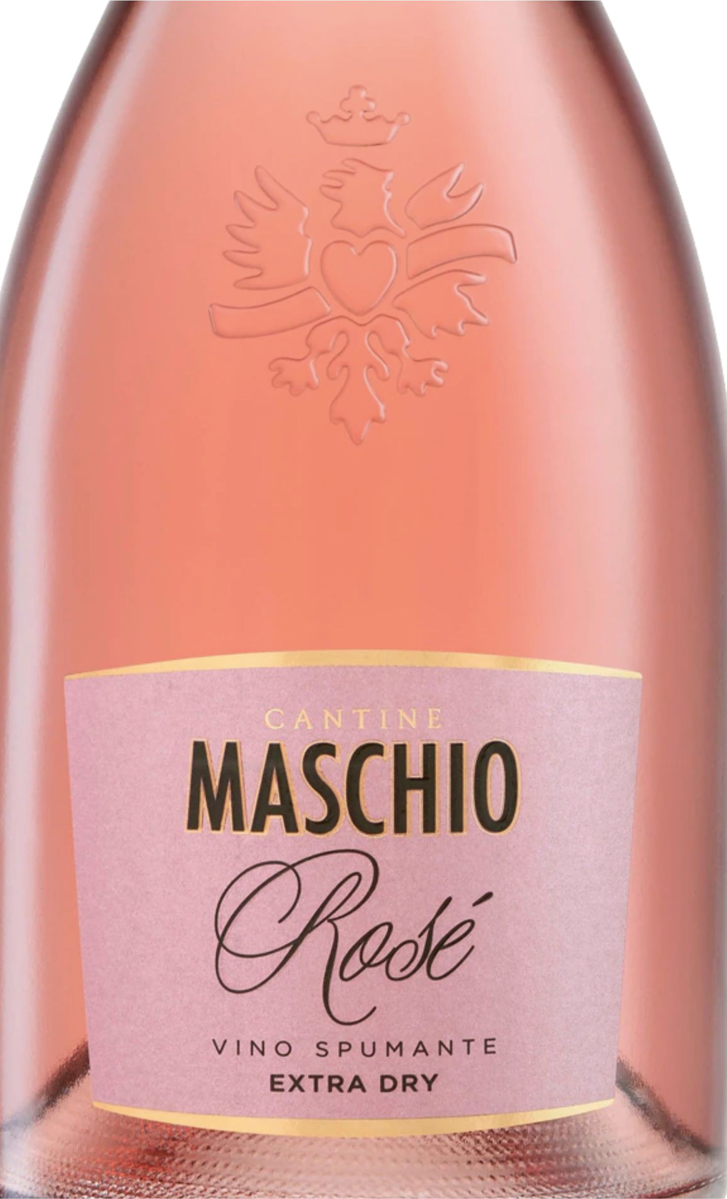 Этикетка Игристое вино Маскио Розе, розовое брют, 0.75 л