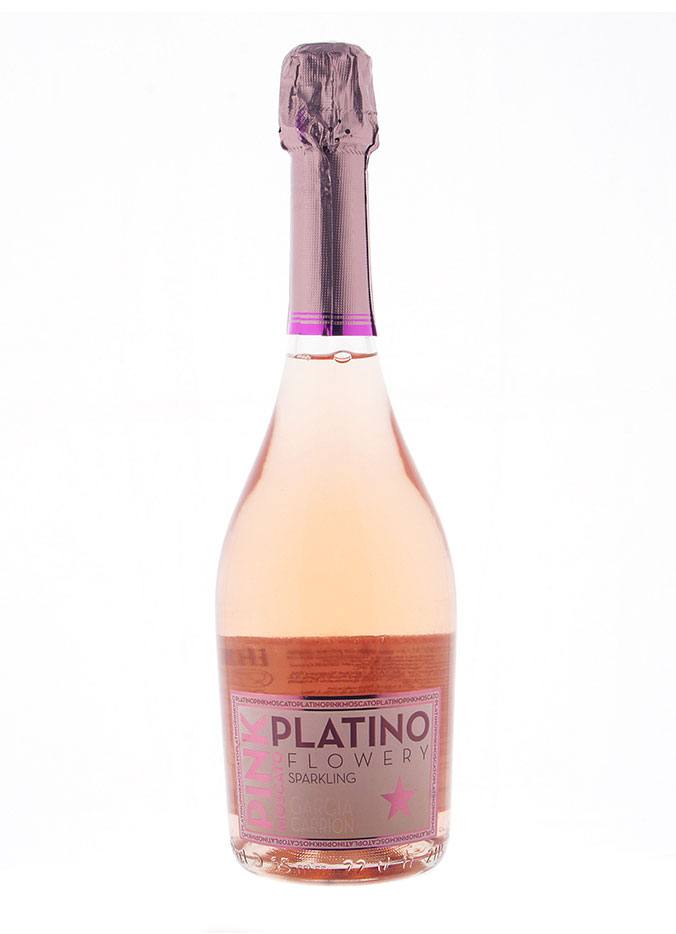 Игристое вино Платино Пинк Москато, розовое сладкое, 0.75 л