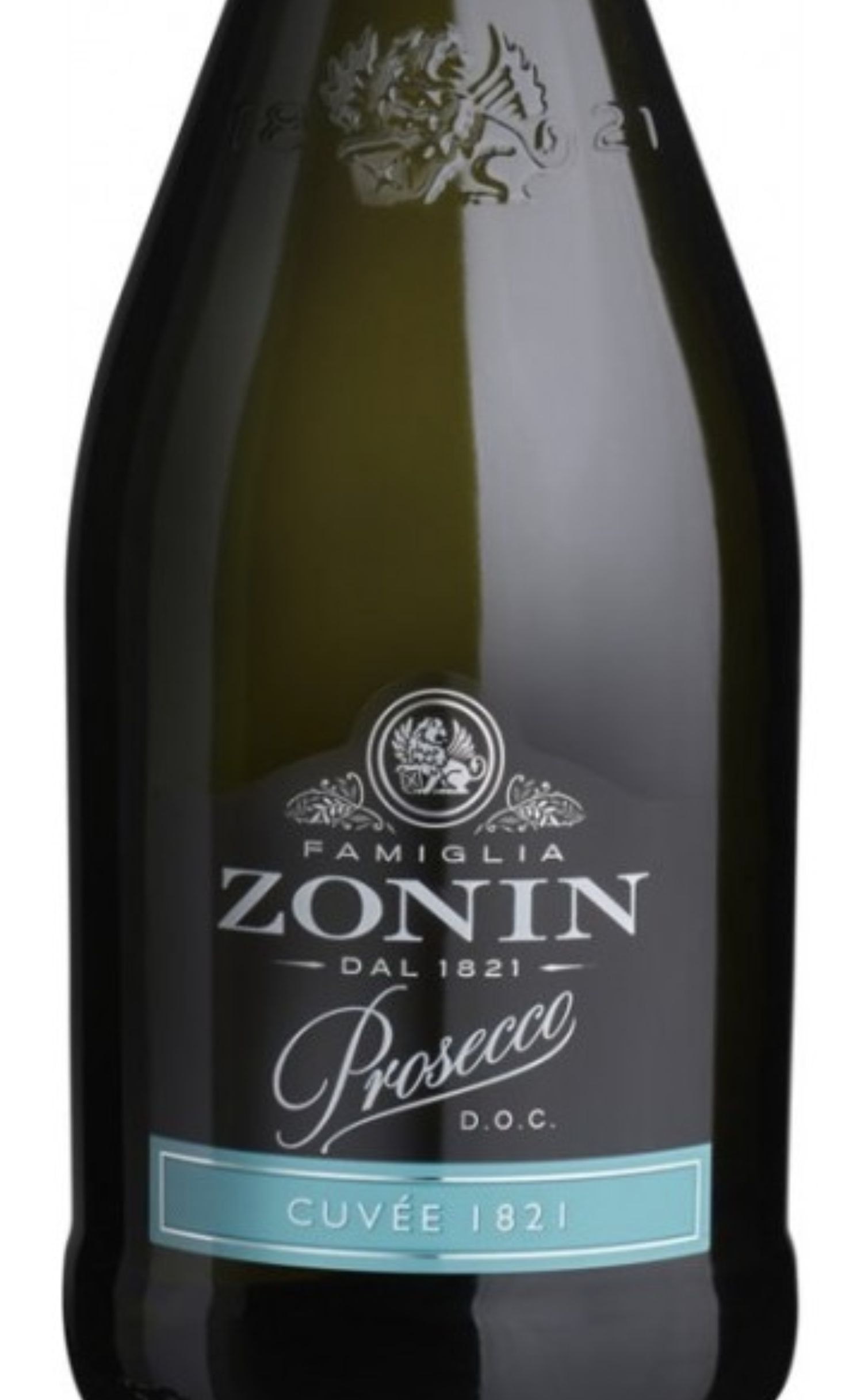 Этикетка Игристое вино Зонин Просекко, белое брют, 0.75 л