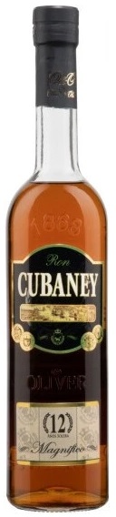 Спиртной напиток на основе рома "Кубаней Магнифико" 12 лет/RUM Cubaney Magnifico 12. креп 38,0%, емк 0,7л
