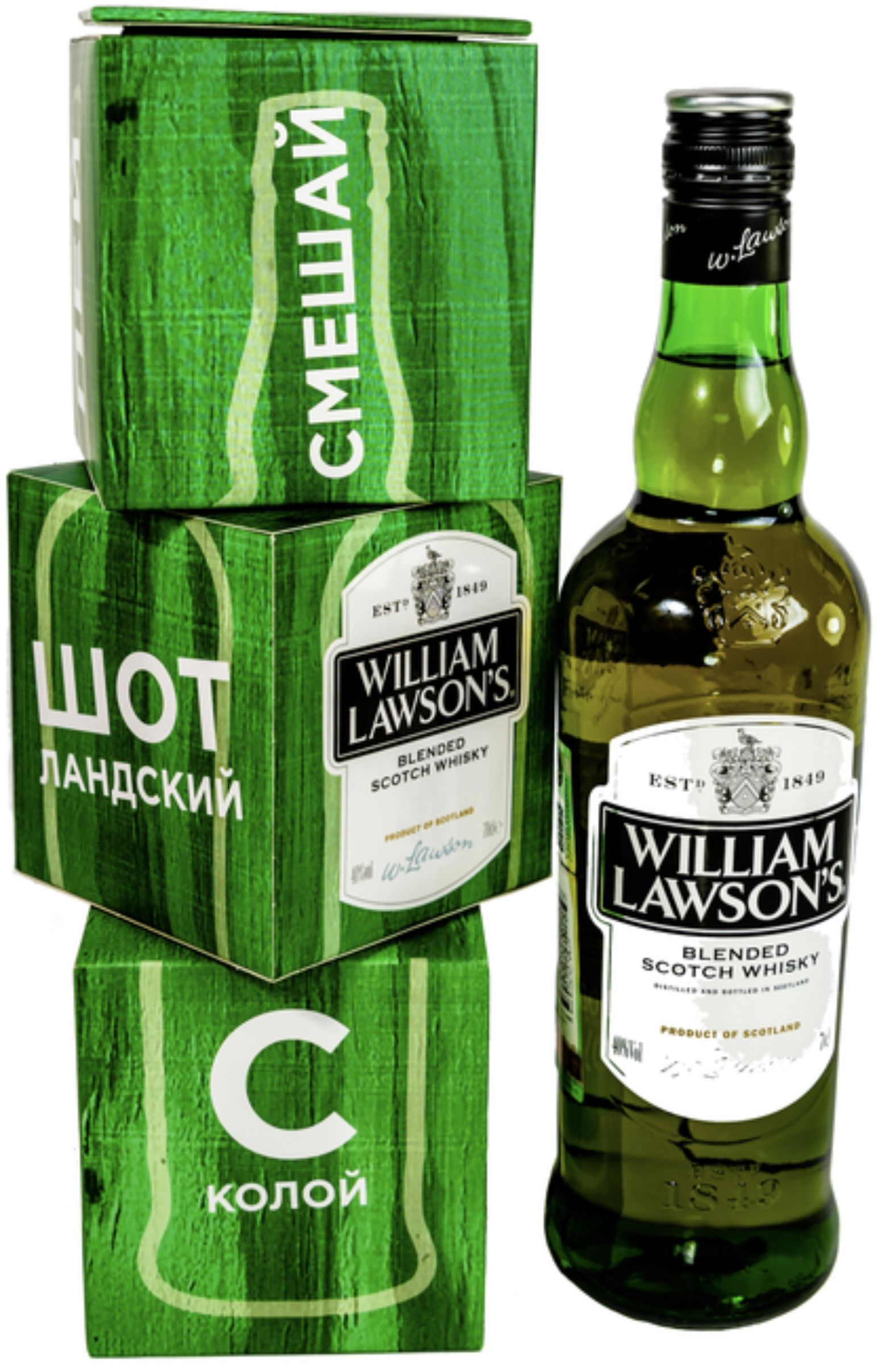 Виски Вильям Лоусонс куб,  0.7 л
