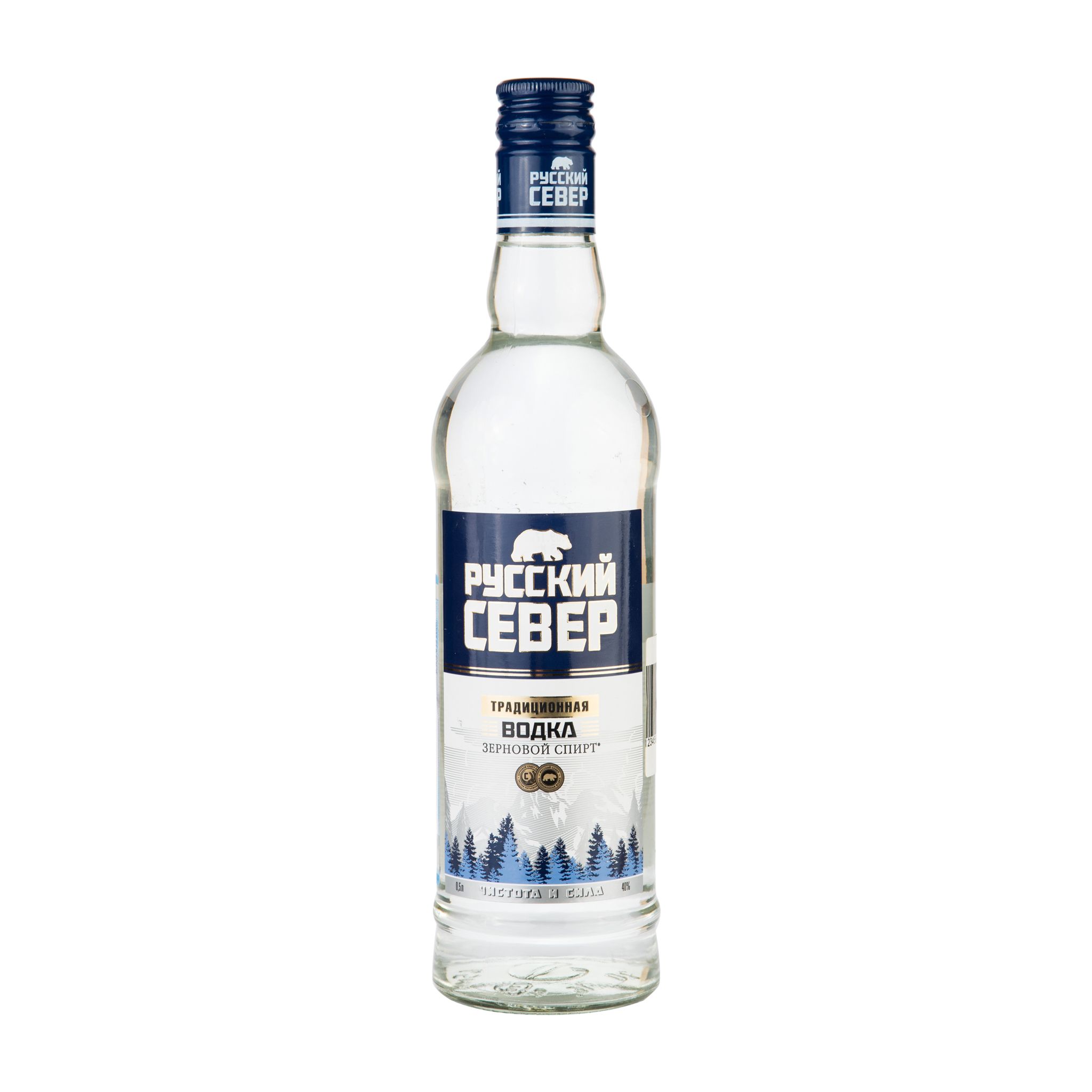 Водка "Север" креп 40%, емк 0,5л