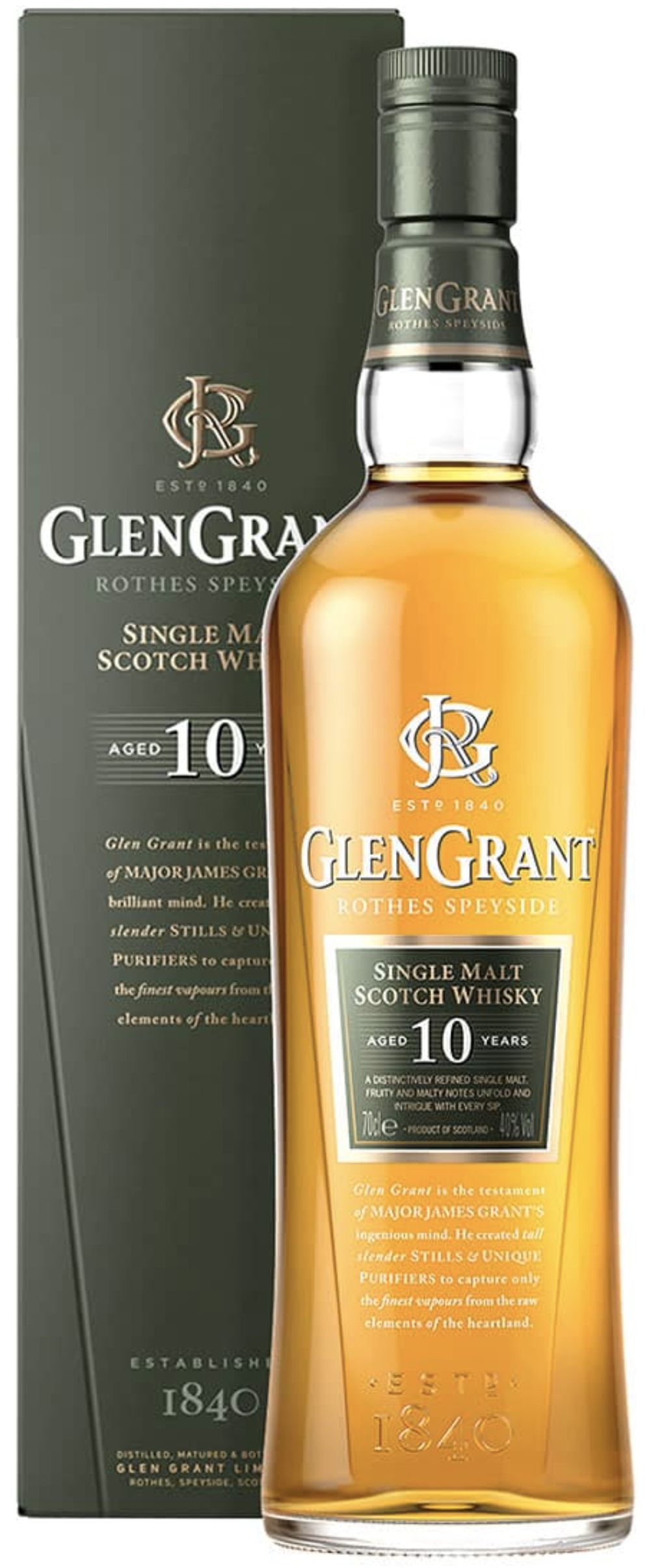 Виски Глен Грант 10 лет, 0.7 л
