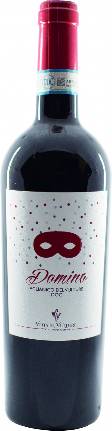 Вино красное сухое Альянико Дель Вультуре. Домино, сод. сп. 13%об., в с/бут емк 0,75л