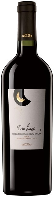 Дуэ Луне (Due Lune) полусухое красное, сах. 7-17 г/дм3, алк. 14% 0,75 л