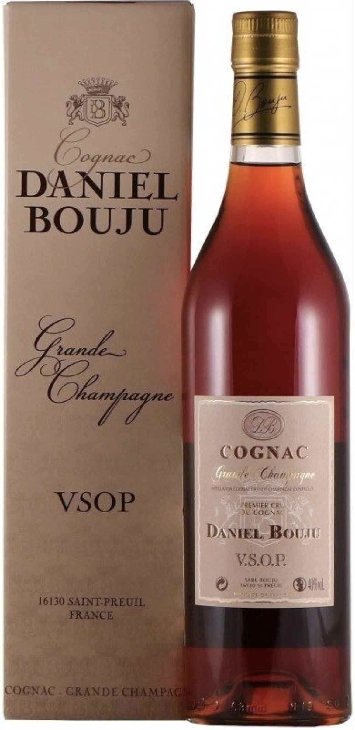 Коньяк Даниель Бужу VSOP, 0.5 л