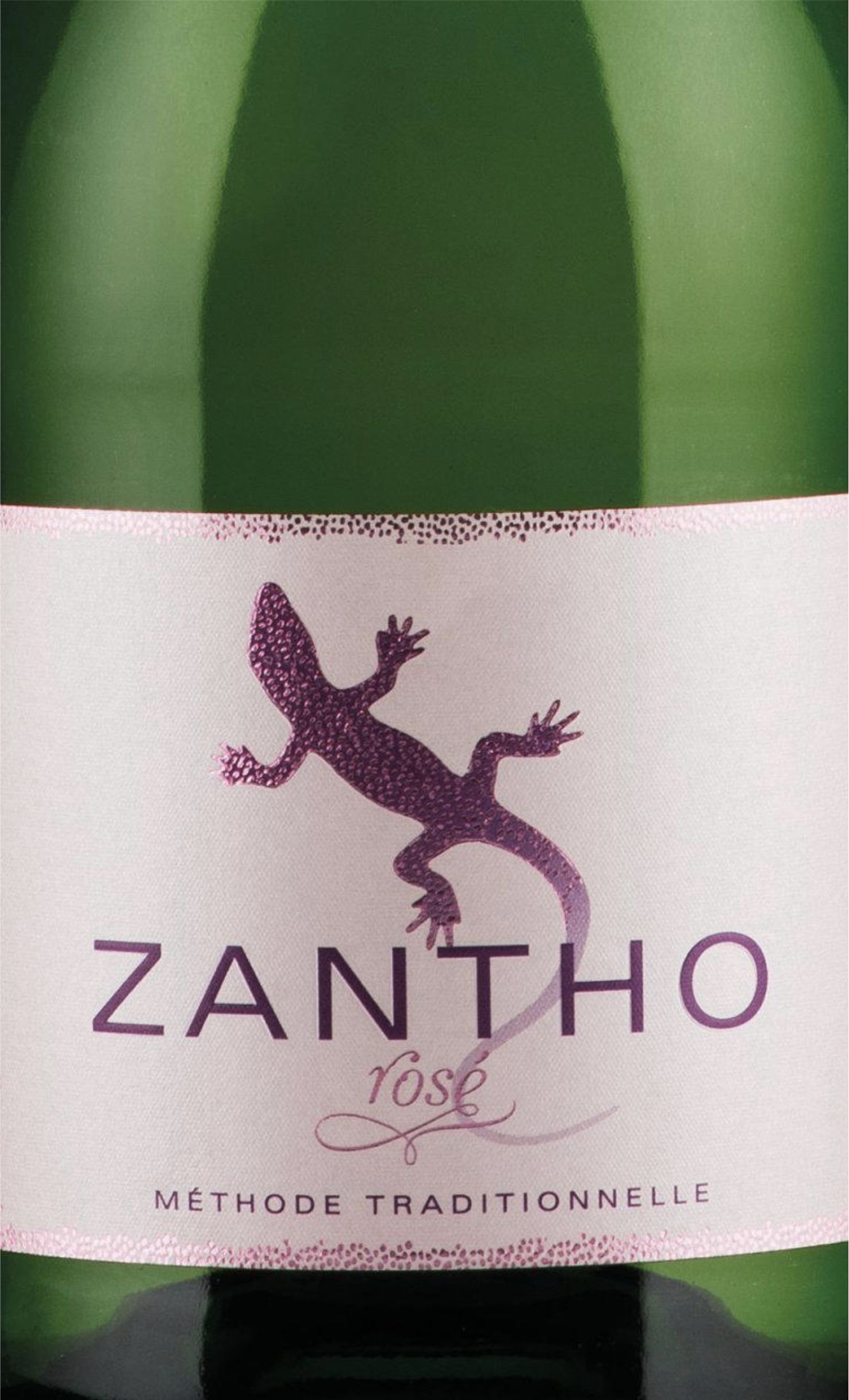 Этикетка Игристое вино Цанто Розе, 2018г розовое брют, 0.75 л