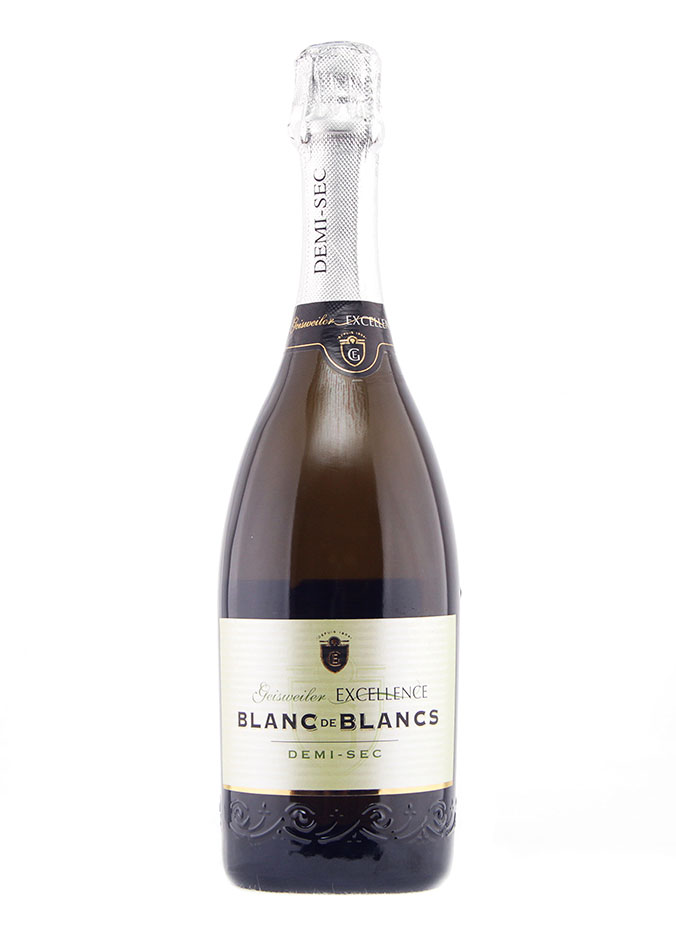 Игристое вино Жеизвелер Экселанс Блан де Блан, белое полусухое,  0.75 л