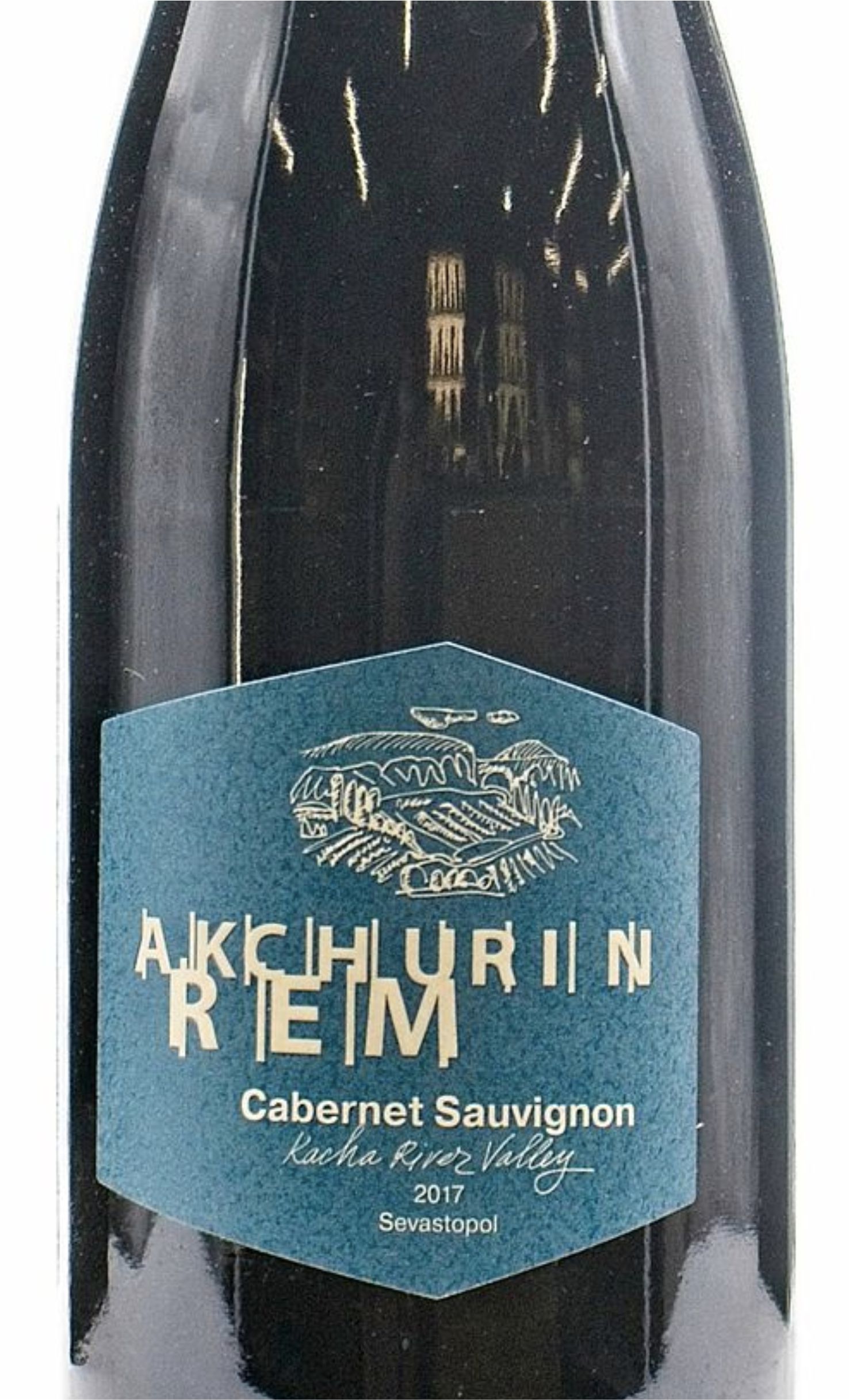 Этикетка Вино столовое сухое красное Каберне REM AKCHURIN 0,75л 14%