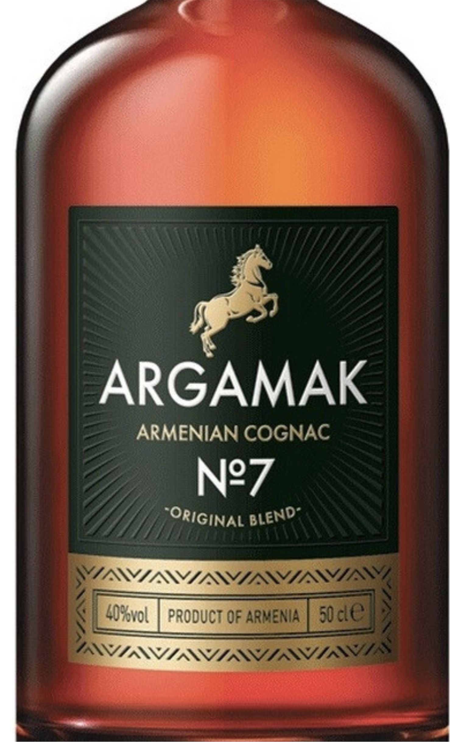 Этикетка Аргамак ориджинал бленд №7 0.5л.