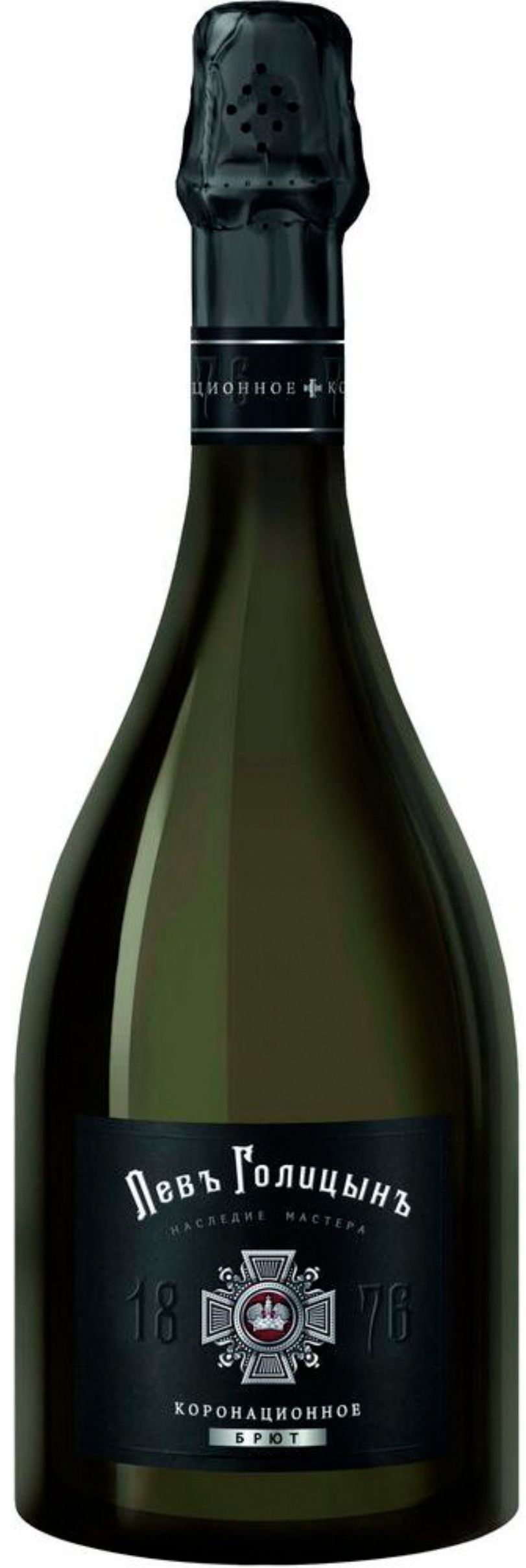 Игристое вино Наследие Мастера "Левъ Голицынъ Коронационное", белое брют, 0.75 л