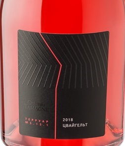 Этикетка Российское вино Кубань.Таманский полуостров сухое розовое Цвайгельт 0,75л, 2019г