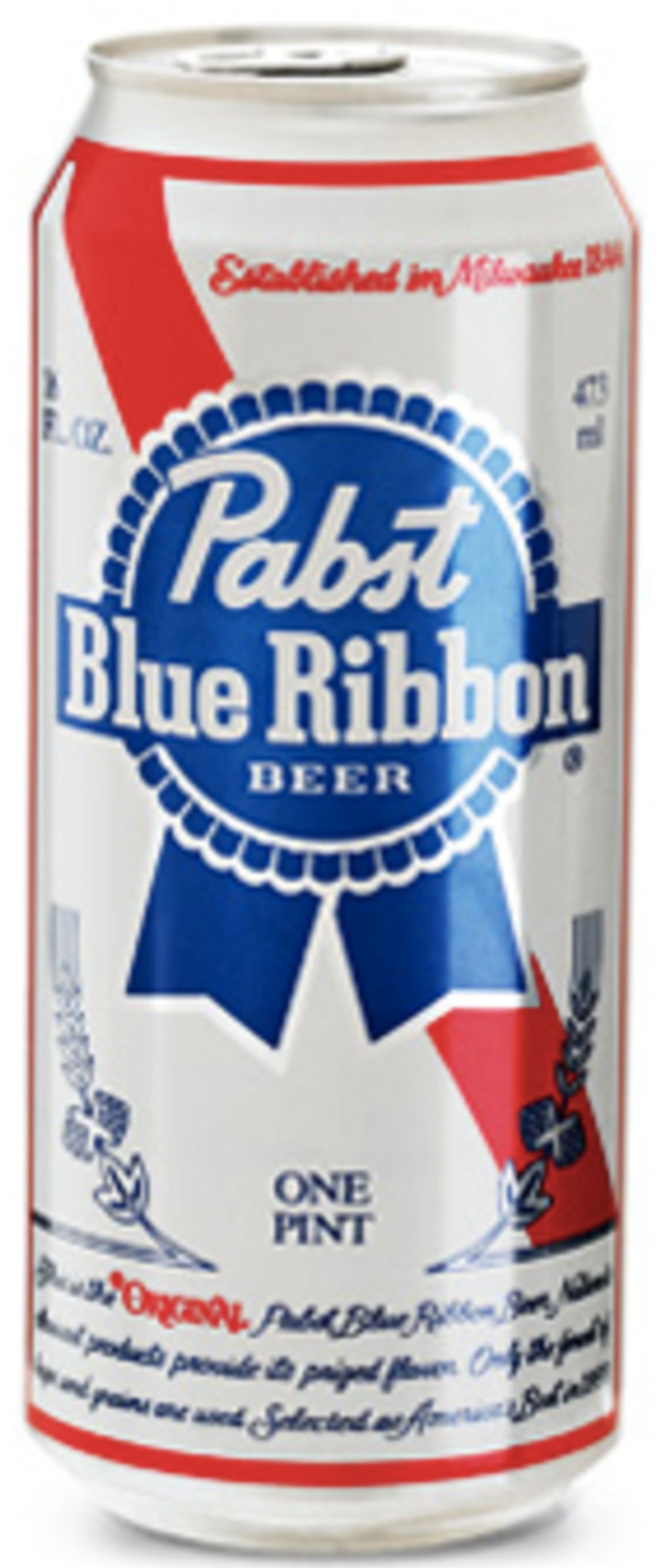 Пиво Пабст Блю Риббон светл. пастеризован. фильтрован. 0,473л бан. алк.4,6%