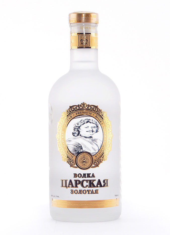 ВОДКА Царская Золотая креп 40%, емк 0.7л.