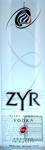 Этикетка Водка "ЗИР"  креп 40%, емк 1,750л