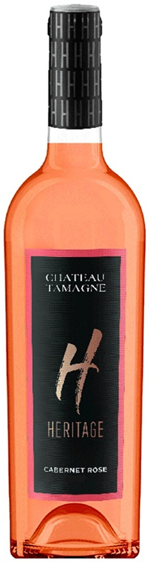 Российское вино с защищенным географическим указанием "Кубань. Таманский полуостров" сухое розовое "Heritage/Херитэйдж.