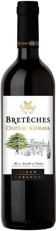 ВИНО марочное "Бретеш де Шато Кефрайя Руж" 2019г  сухое красное креп 13,5%, емк  0.75л.