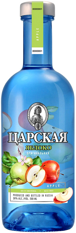 Настойка горькая "ЦАРСКАЯ ОРИГИНАЛЬНАЯ ЯБЛОКО (CZAR'S ORIGINAL APPLE)" емк 38%, креп 0,5л