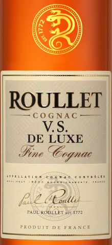 Этикетка Коньяк ординарный трехлетний "Рулле ВС де Люкс", креп. 40%,  емк 0,7л
