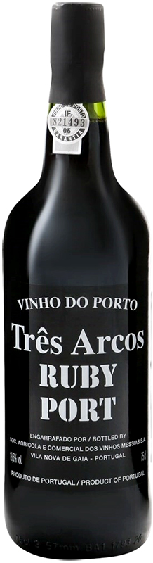 ВИНО крепленое крепкое (портвейн)марочное "Трес Аркуш Тони Порто" креп 19,5%, емк 0.75л.