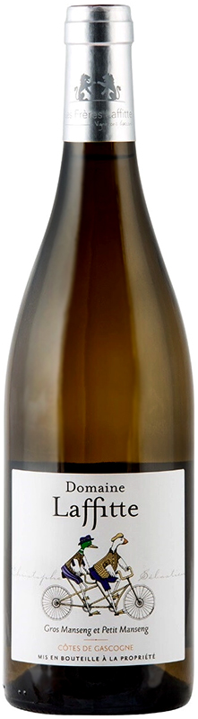 ВИНО выдержанное "Кот де Гасконь Домен Лаффит Гро Мансан / Пти Мансан" сладкое белое креп 11,5%, емк 0.75л.