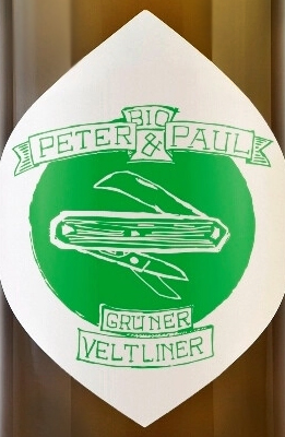 Этикетка ВИНО сортовое ординарное "Петер-Пауль Грюнер Вельтлинер" 2019г  сухое белое  креп 11,5%, емк 0.75л.