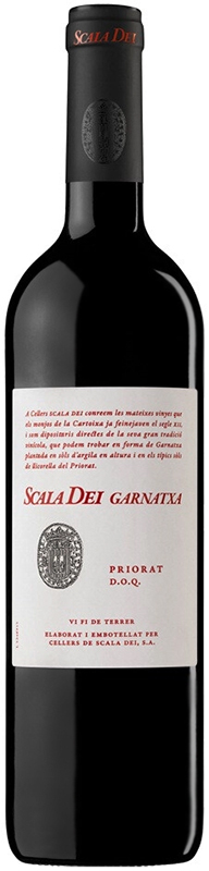 ВИНО сортовое ординарное "Приорат. Скала Деи Гарнача" 2019г сухое красное креп.14%, емк  0.75л.
