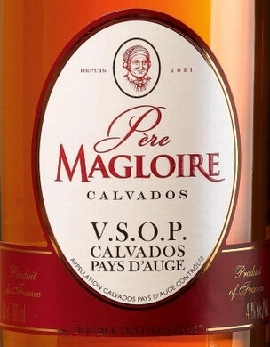 Этикетка Пэр Маглуар Пэи д'Ож V.S.O.P. в пк креп. 40% 0.5л.