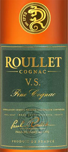 Этикетка КОНЬЯК ординарный трехлетний "Рулле ВС"  креп 40%, емк 0.5л.