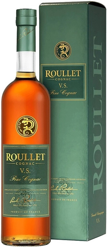 КОНЬЯК ординарный трехлетний "Рулле ВС" креп. 40%, емк  0.7л. п/у