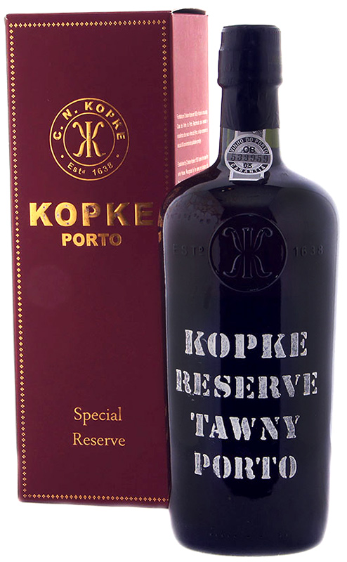 Крепленое вино крепкое (портвейн) марочное "Копке Резерв Тони Порто" п/у креп 19,5%, емк  0.75л.