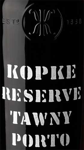 Этикетка Крепленое вино крепкое (портвейн) марочное "Копке Резерв Тони Порто"  креп 19,5%, емк 0.75л.