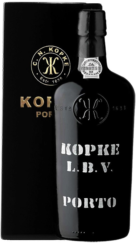 Крепленое вино крепкое (портвейн) марочное "Копке Лейт Боттлед Винтедж Порто"  2003г креп 20%, емк  0.75л. п/у