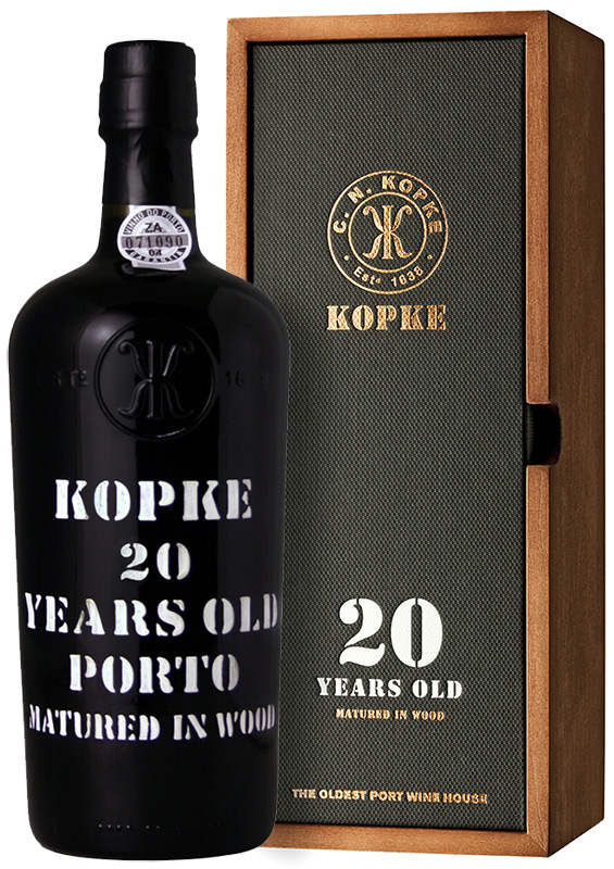 Крепленое вино крепкое (портвейн) марочное Копке Порто 20-летний  креп 20%, емк 0.75л. в п/у