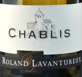 Этикетка ВИНО сортовое выдержанное "Шабли Ролан Лавантюро"  2019г сухое белое креп. 12.5%, емк  0.75л.