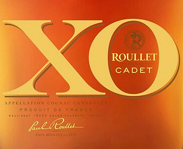 Этикетка КОНЬЯК марочный старый "Рулле Каде ХО" креп. 40%, емк  0.7л. п/у