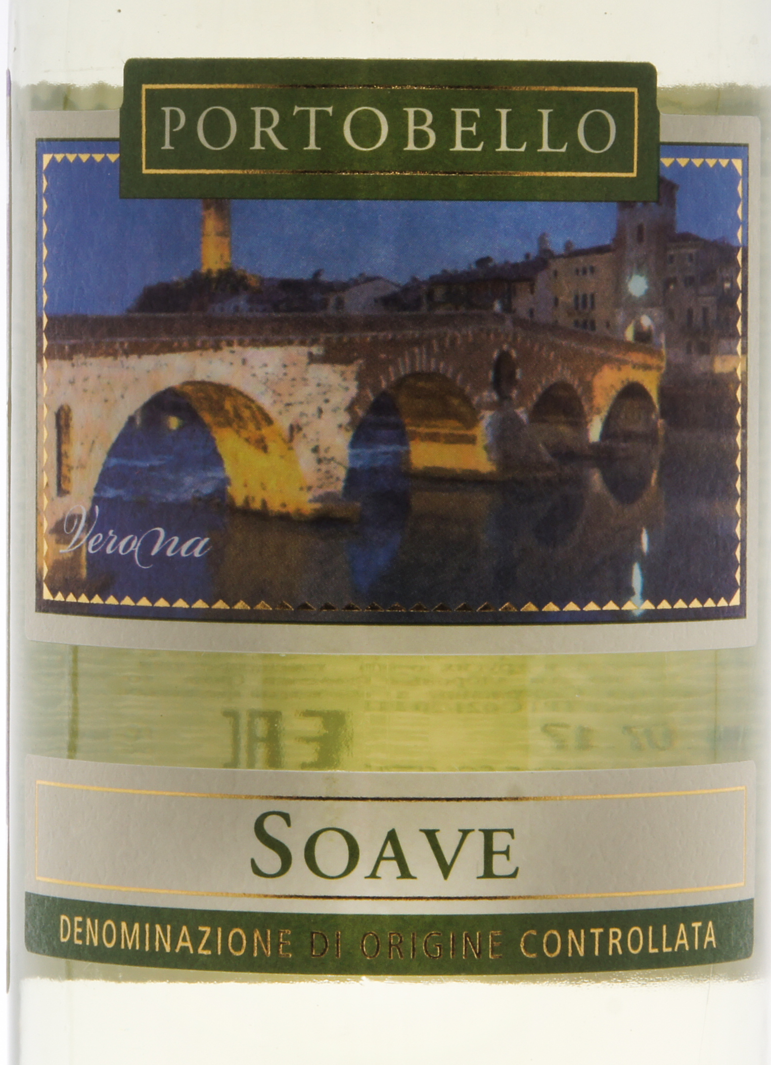 Этикетка Портобелло Соаве (DOC) сухое белое 0.75л.