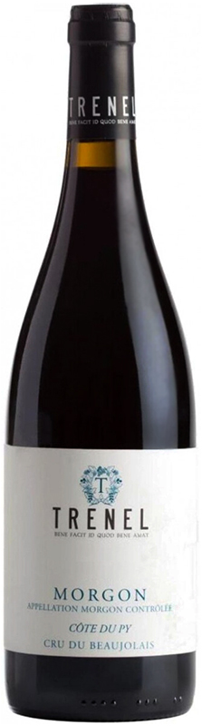 Вино сортовое выжержанное "Моргон Кот дю Пи Тренель" 2021г сухое красное, креп. 13%, емк 0,75л