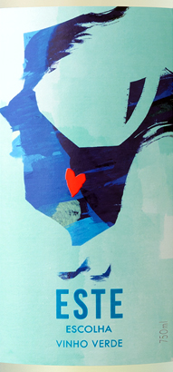 Этикетка ВИНО ординарное "Винью Верде Эcте Эсколья" полусухое белое креп. 11%, емк 0.75л.