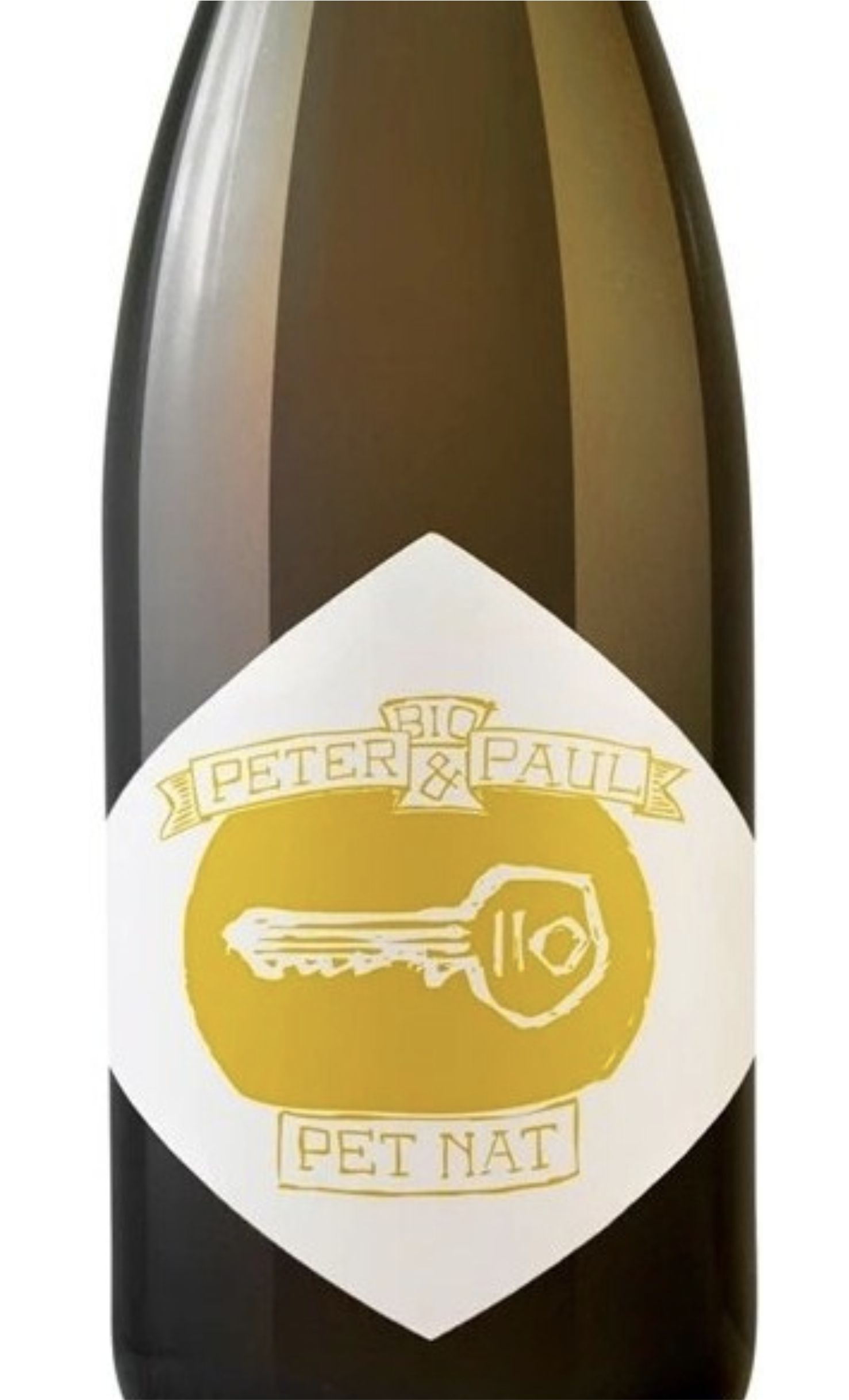 Этикетка Игристое вино Петер-Пауль Пет Нат, белое экстра брют, 0.75 л