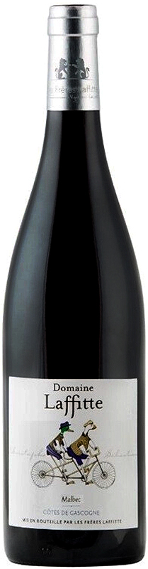 ВИНО сортовое выдержанное "Кот де Гасконь Домен Лаффит Мальбек"  2021г сухое красное  креп 12%, емк 0.75л.