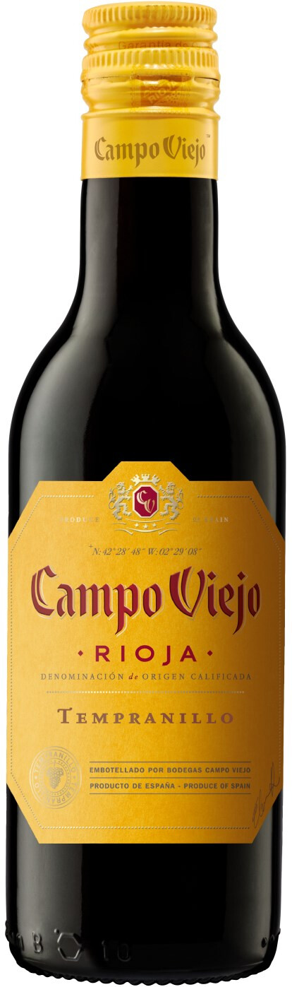 Вино "Кампо Вьехо Темпранильо", сухое красное,  креп 13,5%, емк 0,187л