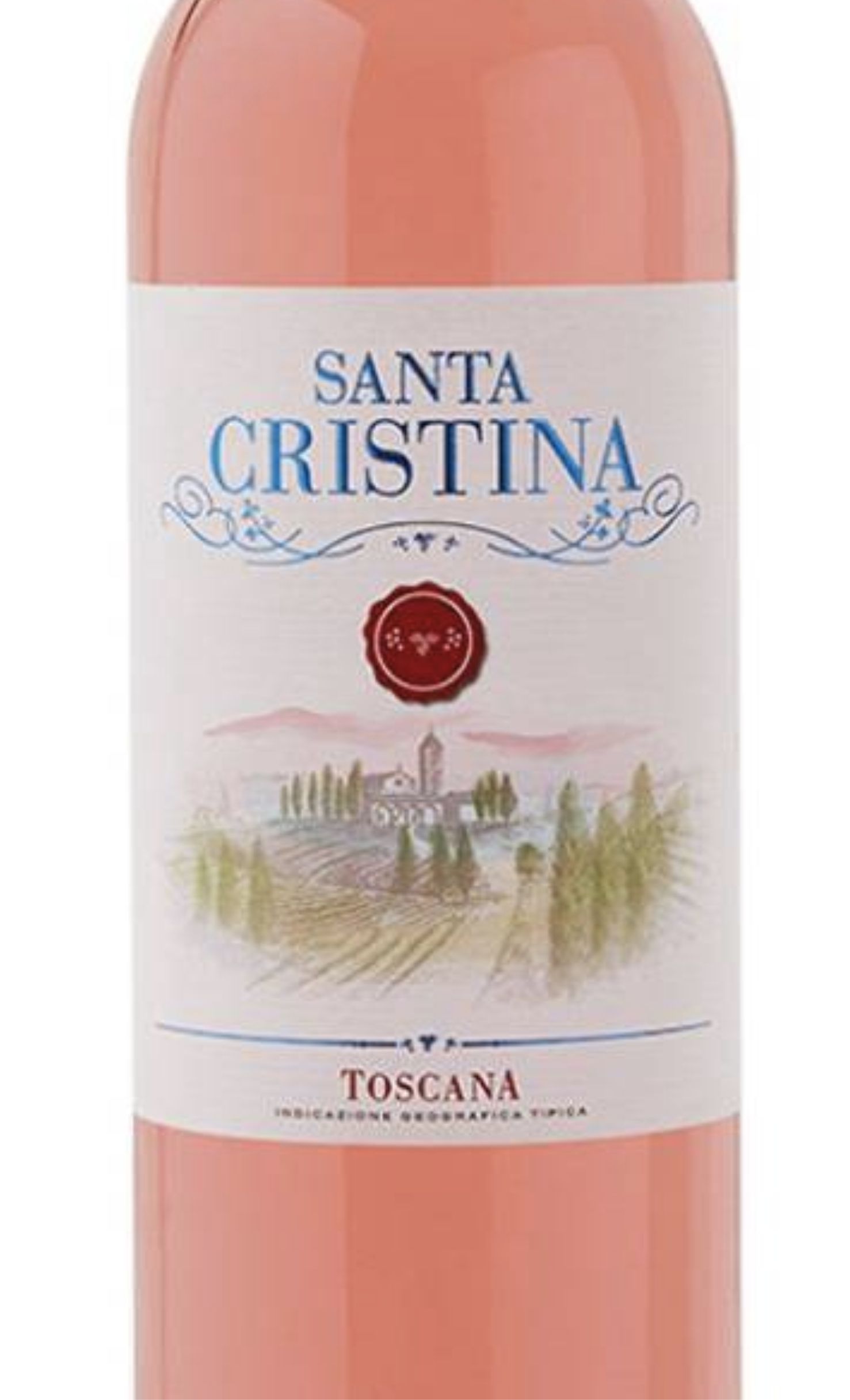 Этикетка Санта Кристина Розато Тоскана ИГТ 2018 0.75л. розовое 11.5% Полусухое