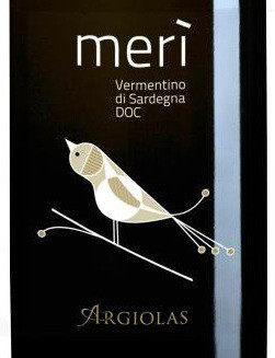 Этикетка Мери Верментино ди Сардиния ДОК  2018 0.75л. белое 13% сухое