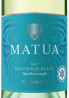 Этикетка Матуа Совиньон Блан 2017 0.75л. белое сухое Matua Wines