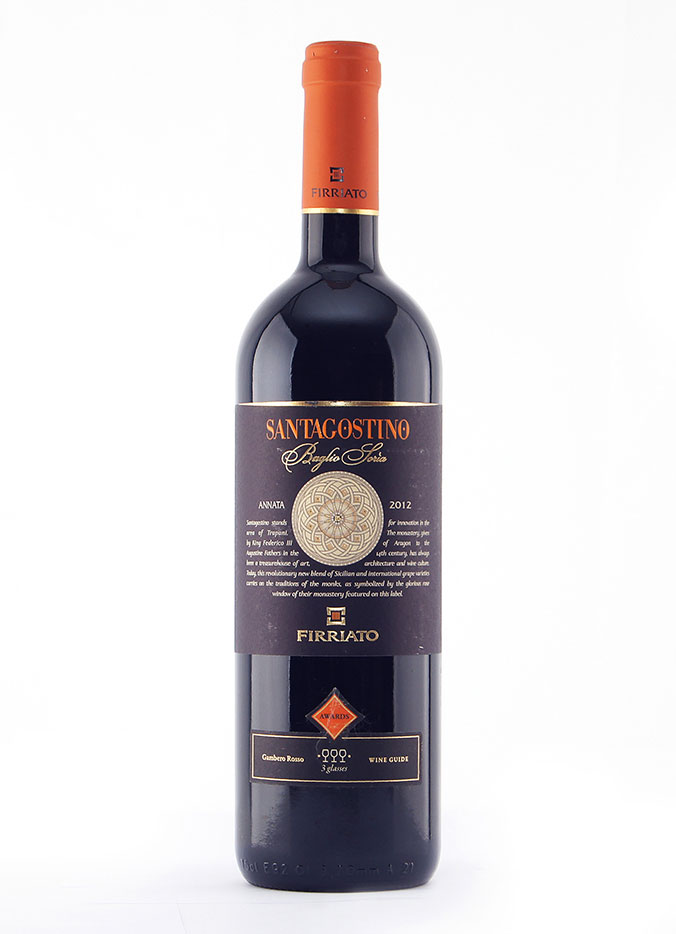 Вино Сантагостино Терре Сицилиане ИГТ 2012 красное сухое 0.75л.