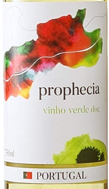 Этикетка Вино ординарное полусухое белое "Виньо Верде. Профеция" 2021г креп 9,5%, емк  0.75л