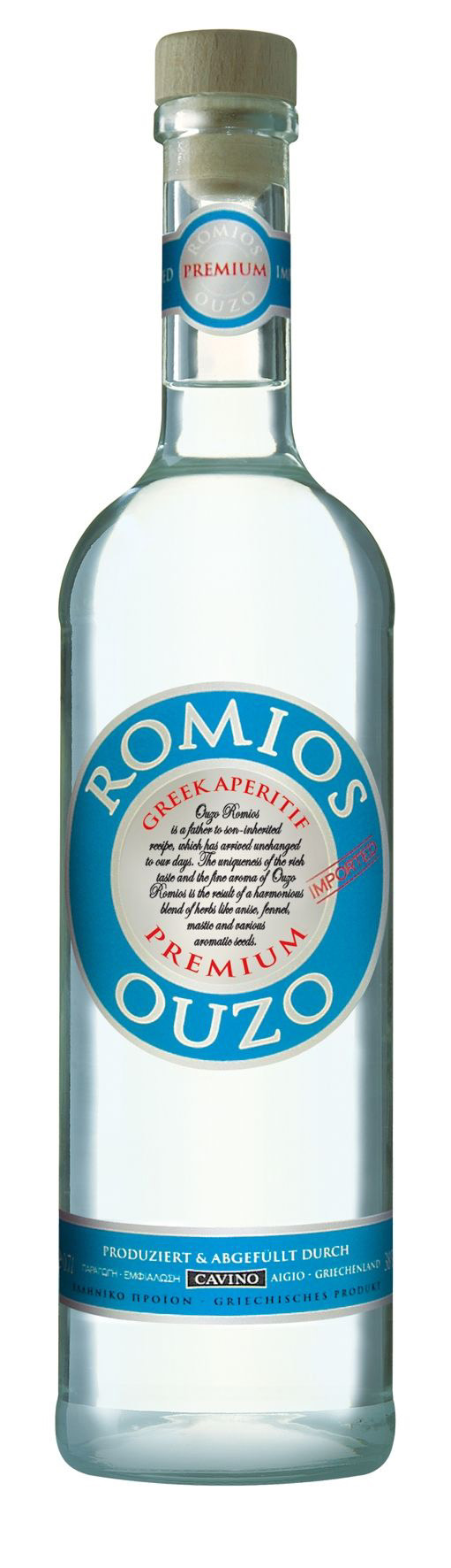 Спиртной напиток Узо "Ромиос"  креп 38%, емк 0,7л